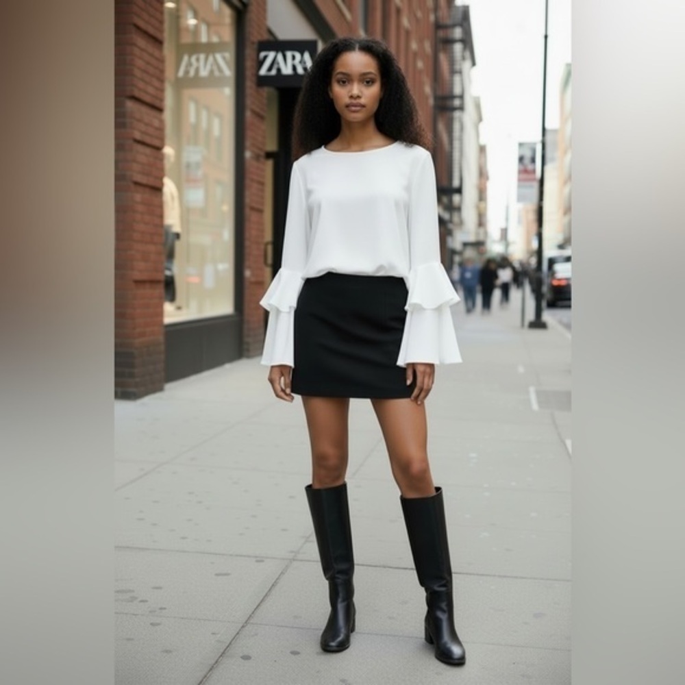 Zara White Top